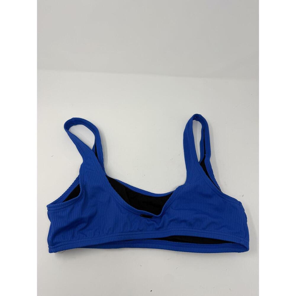 Calvin Klein Women's Blue Bikini Top L - Picture 2 of 3